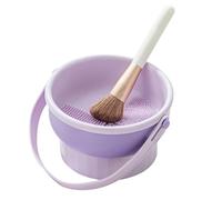 Bol de nettoyage de maquillage en silicone | Tapis de lavage pour pinceaux de maquillage | Panier de séchage en silicone pour pinceaux de maquillage éponges