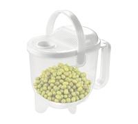 Bol De Nettoyage Riz - Convenient, Easy to Install, Passoire Rinçage Lavage, Pour Rinceuse Avec, Couvercle Quinoa Outil Légumes Haricots | Multipurpose Outdoor Indoor Utility Cute