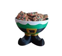 Bol de Noël Elfe avec bottes - Bol décoratif pour biscuits, bonbons et snacks - Accessoire de Noël