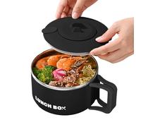 Bol de nouilles instantanée - bol de nouilles de 1200 ml, haute valeur avec couvercle | Sac à lunch à pot portable, bol de nouilles de style japonais haute capacité pour le colazi