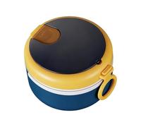Bol de nouilles instantanées - Récipient alimentaire de 5,5 x 5,5 x 3,2 pouces avec cuillère | Grande tasse portable avec bols à céréales de 30 oz, pour chambre, bureau, voyage, école,