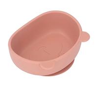 Bol de Nourriture pour bébé avec Ventouse, Bol en Silicone en Forme de Panda de Dessin animé Mignon Enfant en Bas âge Bol Souple de qualité Alimentaire pour Collations Fruits (Orange)