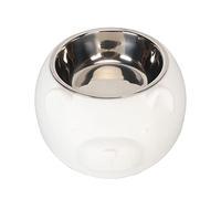 Bol de Nourriture pour Chat en Acier Inoxydable, Conception inclinée surélevée, capacité de 200ml, Plat d'alimentation pour Animaux de Compagnie, pour Chats, Chiens, Petits