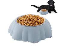 Bol de Nourriture pour Chat - en Forme de - Assiette inclinée Anti-déversement | Vaisselle en Acier Inoxydable pour Chatons pour l'extérieur, Les Voyages, la Maison et l'intérieur