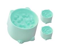 Bol De Nourriture Pour Chats Élevé, Mangeoire À Vaisselle À Eau Lente, Empêcher D'étouffer - 3pcs Bol De Chats Surélevé, Résistant Aux Déversements, Fournitures De Chats Et De Chiens Pour Les Amateurs