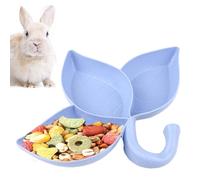 Bol de nourriture pour hamster,Bol d'eau pour hamster | 3 grilles en forme de feuille bol de nourriture chinchilla | et l'eau des petits animaux, articles pour petits animaux