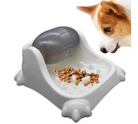 Bol de nourriture rotative de mangeoire lent pour chiens, intestin anti-boucle pour chiots et chatons, distributeur d'alimentation amusante | Manger sain et jouer pour animaux de compagnie à la maison