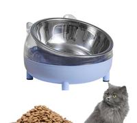 Bol De Nourriture Surélevé pour Ch-at | B-OL P-Our Ch-at Surélevé Anti-vo- avec Oreille De Chat Et 4 Pattes, Bol pour Chat Large Et Peu Profond Surél-evé Po-ur Chats, Chatons, Chiots, Chiens, Fou