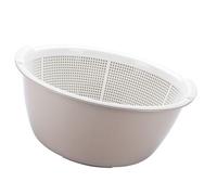 Bol de passe-lin de plastique durable avec écoulement facile et grande capacité