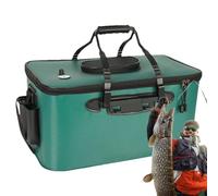 Bol de pêche - Seau à appât pour pêche à la carpe | Seau à appât de poisson vivant multifonction | Réservoir d'eau sans fuite avec sangle de grande capacité Sac de rangement portable Équipement