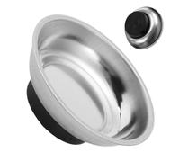 Bol de pièces magnétiques - bol magnétique pour vis | Bols pour la mécanique | Bac à | Porte-pièces Plat en acier inoxydable | Bols à vis de plateau | d'outils d'aimant Parts Maignes Portable de boul