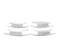 Bol de Poignée de Porte Aramox, 4 Pièces Garniture de Couvercle de Bol de Porte de Voiture Argent pour Classe C W205 GLC-classe X253 Classe E W213