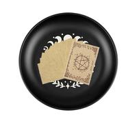 Bol de prière, assiette rituelle phase de lune, support spirituel vintage, plateau en céramique, décoration d' sacré, pour méditation, manifestation, culte, cérémonie, utilisation traditionnelle