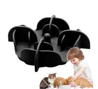 Bol de puzzle en silicone antidérapant, bol lent pour animaux domestiques - assiettes pour aliments lentilles pour animaux domestiques - bol pour chiens interactif pour arrêt du gonflement empêche