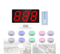 Bol de quiz sans fil - Buzzer - Buzzer - Mise en veille automatique - 3 modes de réponse - Buzzers pour jeu télévisé, salle de classe, école, soirée de jeu en famille (10 groupes)