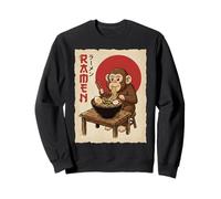 Bol de Ramen Mangeant des chimpanzés - Nouilles japonaises Sweatshirt
