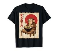 Bol de Ramen Mangeant des chimpanzés - Nouilles japonaises T-Shirt