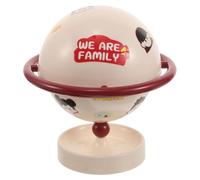 Bol de Rangement de Planète Blanche, Design Rotatif pour Entrée et Bureau | Pp, Accès Facile et Nettoyage Simple, pour Bonbons, Clés et Petites Bricoles Courantes