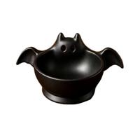 Bol de rangement Ghost Bat - Plateau d’Halloween imprimé en 3D | Plat à clé | Taille de 5,51 x 3,30 x 1,96 pouces, matériau imprimé 3D léger de 35 g, conception creuse profonde, bords lisses sans danger