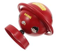 Bol de Rangement Planète Rotatif avec Couvercle, pour Snacks et Entrée | PP Rouge, Forme Globe, Accès Tournant, Usage Bureau, Thème Spatial, Facile à Nettoyer