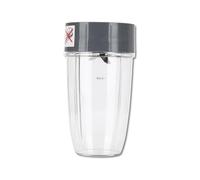 Bol de rechange blender 24OZ, lame extractible, plastique ABS sans BPA, compatible mixeur 600W-900W, facile nettoyage, usage cuisine jus fruits légumes