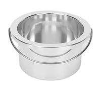 Bol de rechange pour chauffe-cire 100 mm - Bol d'épilation portable en alliage d'aluminium pour épilateur Argenté