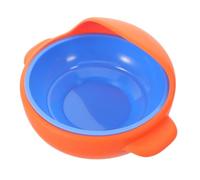 Bol de Repas Adaptatif en Silicone et Acier Inoxydable Base Ventouse | Bords Relevés, Poignées Ergonomiques, Anti-débordement, pour Seniors et Handicap