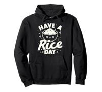 Bol de Riz Humoristique rétro Have A Rice Day Sweat à Capuche