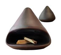 Bol de sauge et brûleur d'encens en céramique - Bol de sauge en céramique et brûleur d'encens fait à la main - Pour la décoration de la maison - 13 x 13 x 13 cm