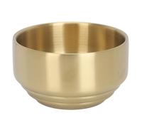 Bol de Savon à Barbe pour Hommes, Bol de crème moussante plaqué Titane, Outil de Nettoyage du Visage, Salon de beauté à Domicile