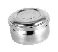 Bol De Savon De Rasage, Tasse De Rasage En Acier Inoxydable Contenant Des Hommes Tasse De Savon De Rasage Humide Bol Argent MéTal Nettoyage Du Visage Soins De Santé Outil De Rasage Avec Couvercle