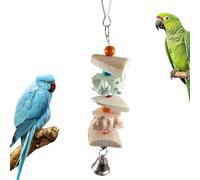 Bol de sépia - Pierre de soin naturelle pour le bec pour oiseaux | Accessoire pour cage pour animaux de compagnie pour poules, perruches, intérieur et extérieur, cour, balcon, jardin, aire de jeux