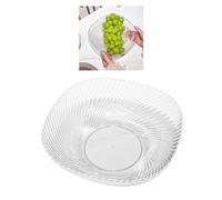 Bol de Service à Fruits, Bol à Fruits Moderne Facile à Nettoyer sur le Comptoir, Base Stable pour un Usage Domestique (WHITE)