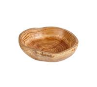 Bol de service en bois - Plat naturel respectueux de l'environnement, salade, accessoire de salle à manger, décoration de table rustique | élégant en bois décoratif pour fruits, légumes, collation