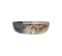 Bol de service en grès multicolore, rond, 750 ml, lave-vaisselle, micro-ondes - Bloomingville, Jules - Ø18x6 cm