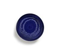 Bol de Service Feast M Bleu Foncé/ Blanc
