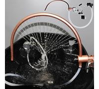 Bol de shampooing cascade cadre réglable 180° support de circulation d'eau - équipement essentiel pour massage et traitement des cheveux dans les salons et salons de coiffure