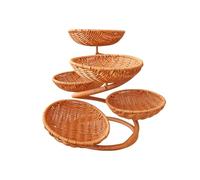 Bol de stockage unique pour fruits spacieux multi-couches avec panier amovible pour stocker du pain et des collations dans des styles