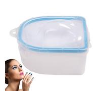 Bol De Trempage Des Ongles, Bol À Ongles Double Couche Pour L'élimination De L'acrylique Et Du Gel, Dissolvant De Poudre D'immersion De Vernis De Gel Pour L'art À La Maison De Salon, Outil D'art D'
