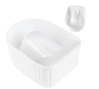 Bol de trempage des ongles, bol de manucure, dissolvant de poudre de trempage, outil de spa pour soins des ongles, bol de manucure de qualité professionnelle, excellent savoir-faire, trempage des