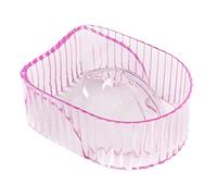 Bol de trempage des ongles - Outil de manucure et spa - Acrylique - Rose - 14,8 x 11,5 x 5,7 cm