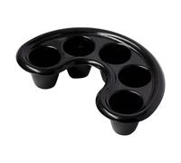 Bol de trempage des ongles pratique, pour Salons et usage domestique, accessoire de préparation de manucure Portable pour trempage des doigts, conceptions à cinq trous