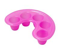 Bol de trempage ergonomique pour ongles pour un trempage efficace des doigts et un soin pratique de manucure à cinq trous
