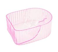 Bol de Trempage pour les Mains, L'acrylique Adoucit les Peaux Mortes, Bol de Lavage de Manucure pour Ongles Propres pour Salon de beauté (Rose Transparent)