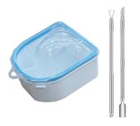 Bol de trempage pour ongles, kit de dissolvant de vernis à ongles, bol de manucure pour trempage à la main, outils de dissolvant pour ongles