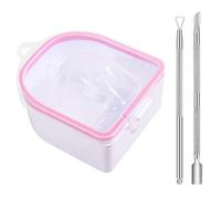 Bol de trempage pour ongles, kit de dissolvant de vernis à ongles, bol de manucure pour trempage à la main, outils de dissolvant pour ongles