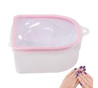 Bol de trempage professionnel pour ongles - Bol de dissolvant de vernis à ongles, outil de retrait des ongles de salon | Bol à main pour retirer les ongles Bol double couche Maintien de la chaleur