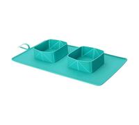 Bol de voyage pour chien, plateau pliable pour nourriture et eau, bol à eau antidérapant de voyage avec chiens - Pour les races petites, moyennes, grandes, chiots, randonnées,