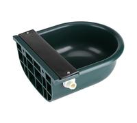 Bol d'eau Automatique 4L, Abreuvoir, Mangeoire à Eau pour Chevaux Bovins Moutons Alimentation Continue en Eau Douce avec Niveau d'eau Réglable pour Bétail 26,5 X 28 cm