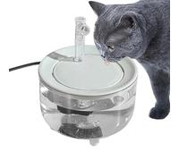 Bol d'eau automatique pour les chats | Disoner pour chien Cat Waterer - Bol d'eau de voiture sans bruit, distributeur d'eau de chien, fontaine d'eau pour animaux de compagnie, filtrage du cycle automa